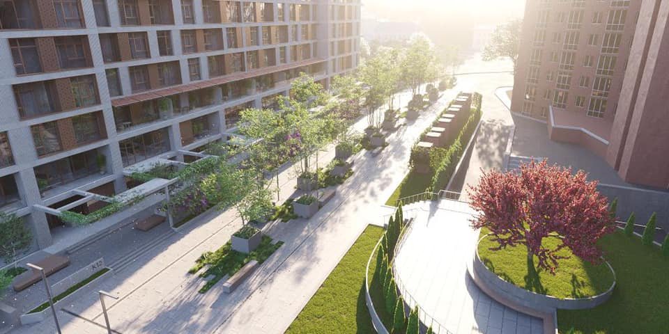 Визуализация бульвара