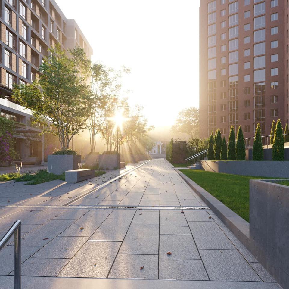 Вид бульвара