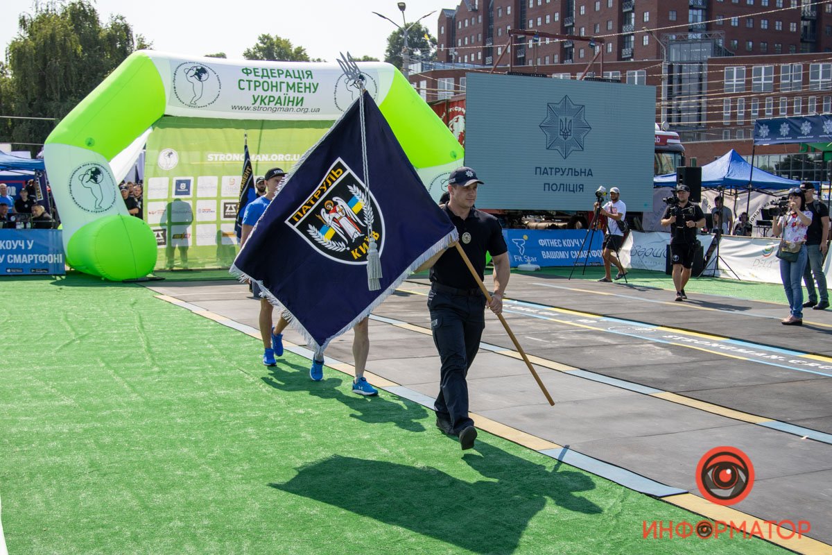 Мероприятие организовала Федерация Украины по стронгмену совместно с Патрульной полиции Украины