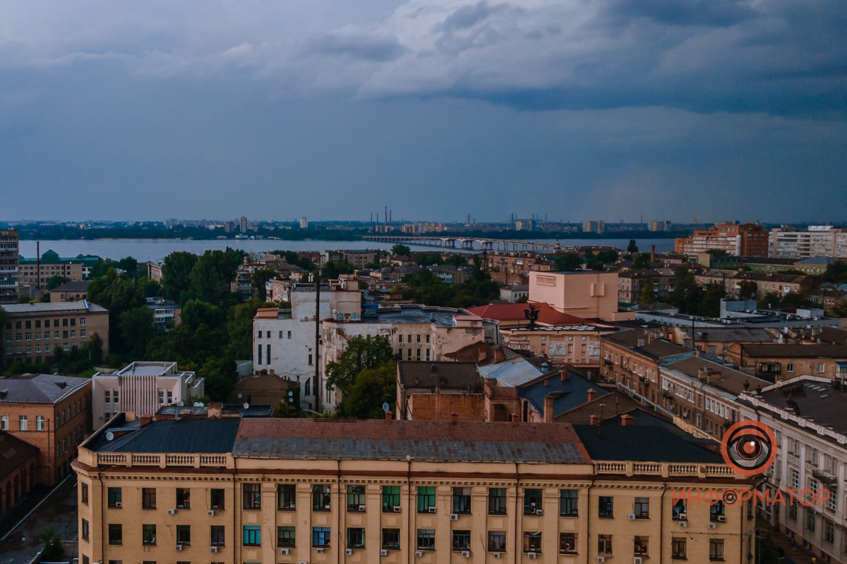 В Днепре прошел долгожданный летний дождь 1