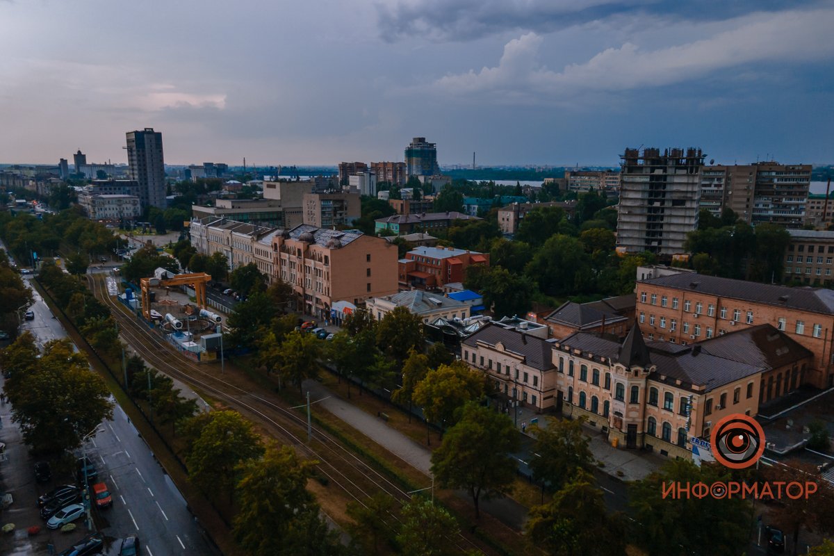 В Днепре прошел долгожданный летний дождь 9
