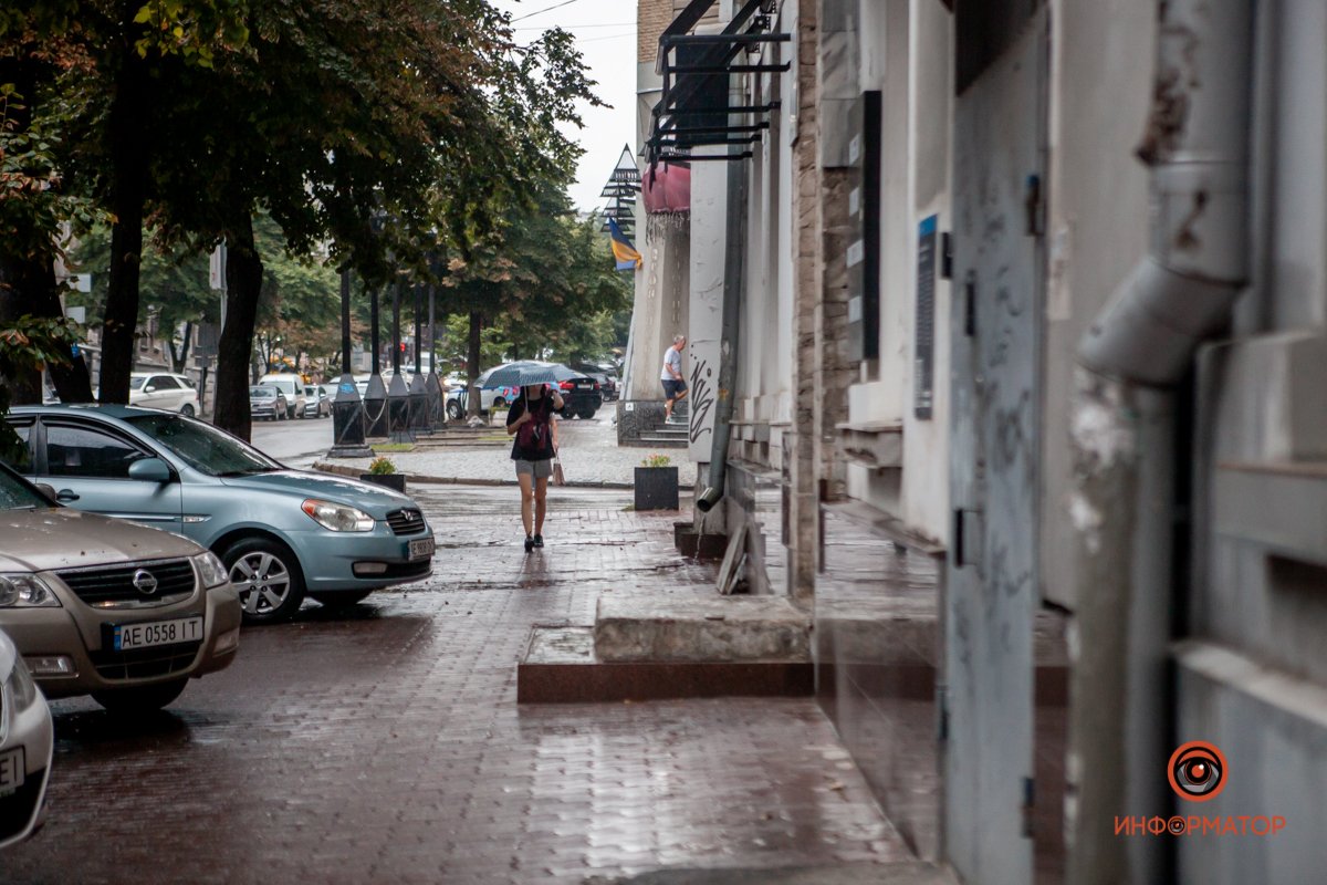 В Днепре прошел долгожданный летний дождь 13
