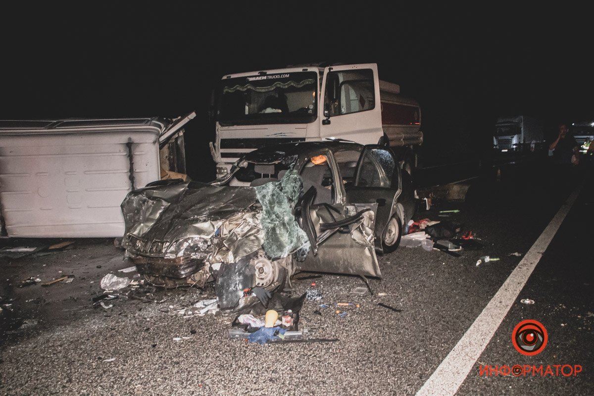 Авария случилась около 19:30 в районе пгт Соленое