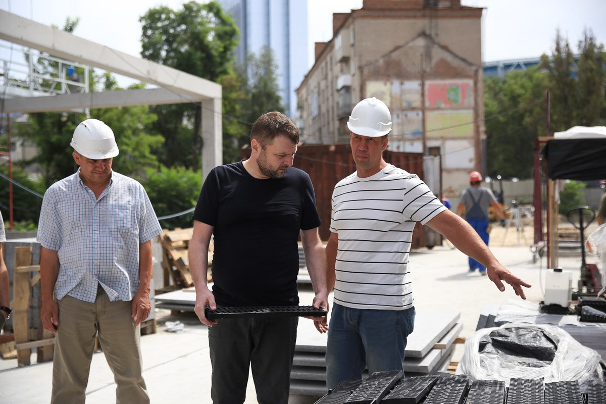 В Днепре начался капитальный ремонт бульвара Кучеревского 20