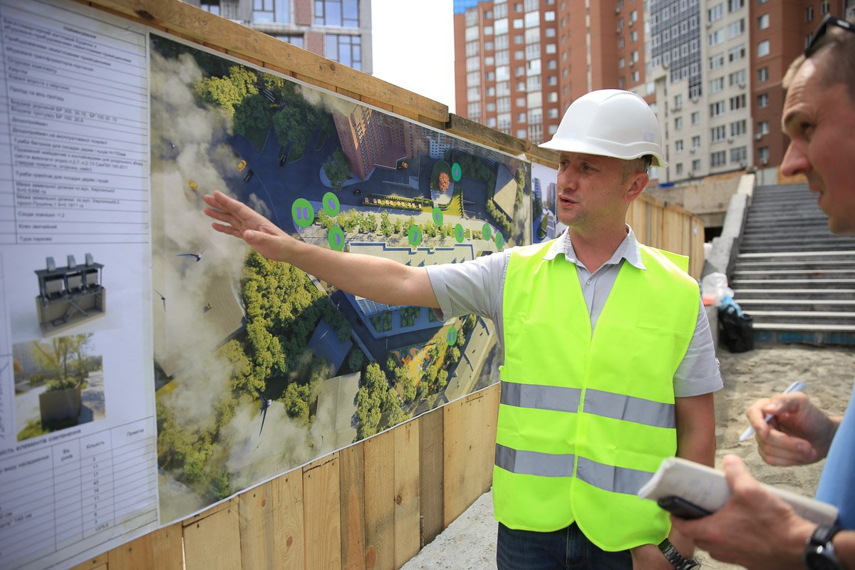 В Днепре начался капитальный ремонт бульвара Кучеревского 22