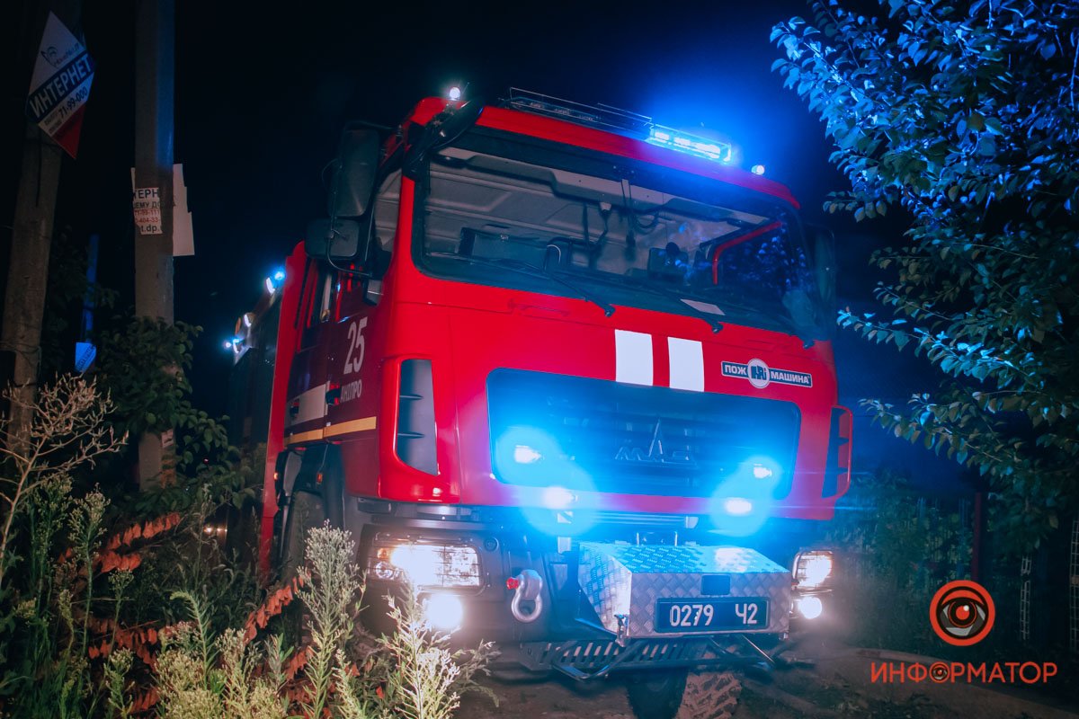 На Дрогобычской горел дом