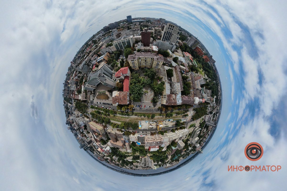 Люби Днепр на все 360: как выглядит город в необычном ракурсе 1