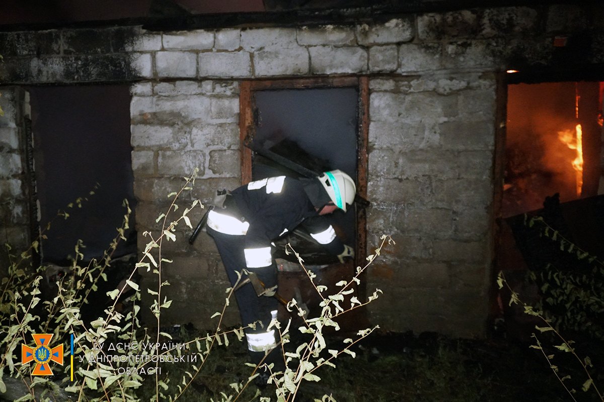 Пожар тушили больше двух часов