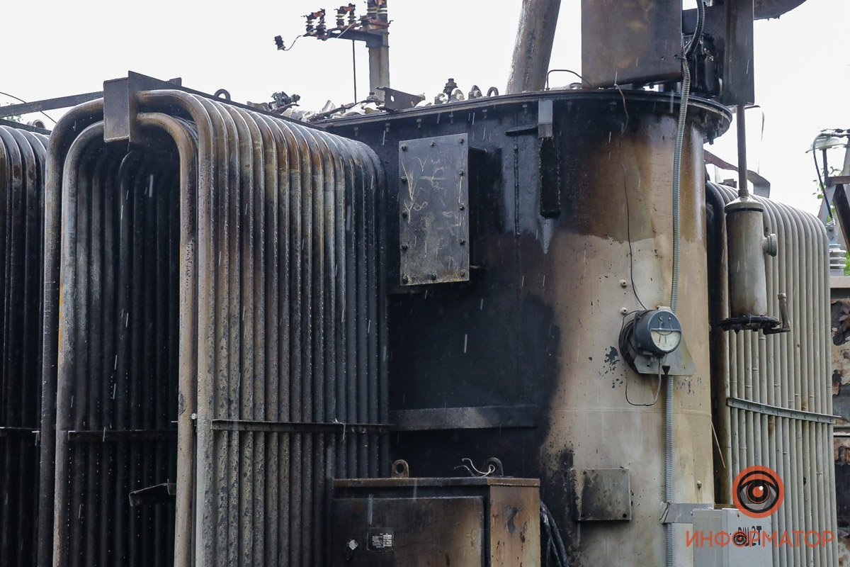 3-метровая установка покрылась копотью