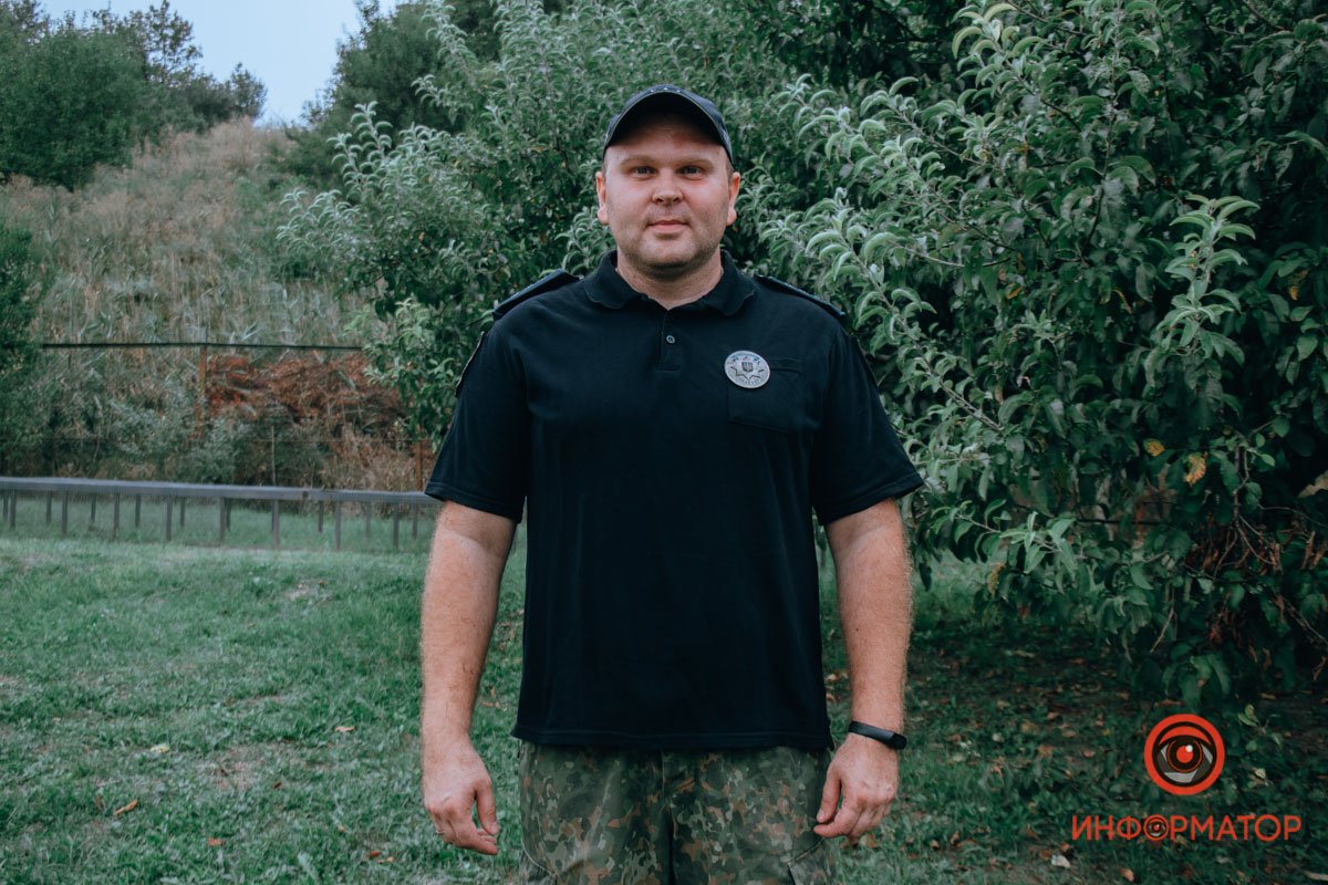 Константин Гром - заместитель начальника кинологического центра ГУНП в области Константин Гром - заместитель начальника кинологического центра ГУНП в области