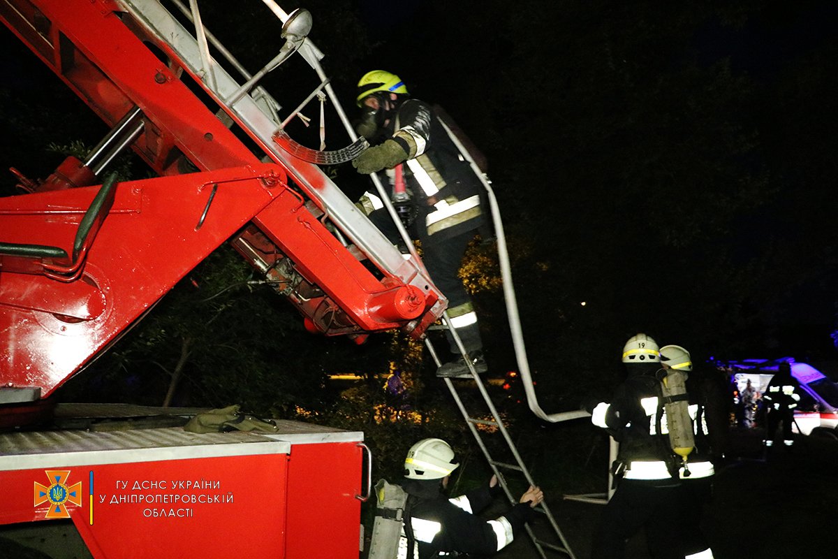 Пожар тушили 10 минут