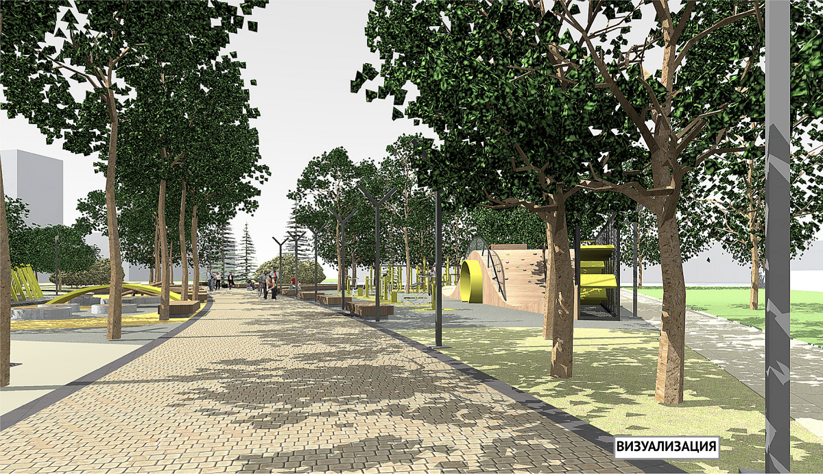 Жителям Северного презентовали проект реконструкции сквера 1