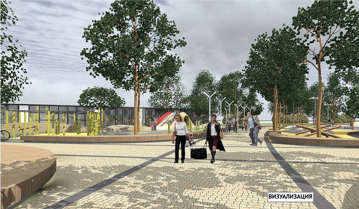 Жителям Северного презентовали проект реконструкции сквера 4