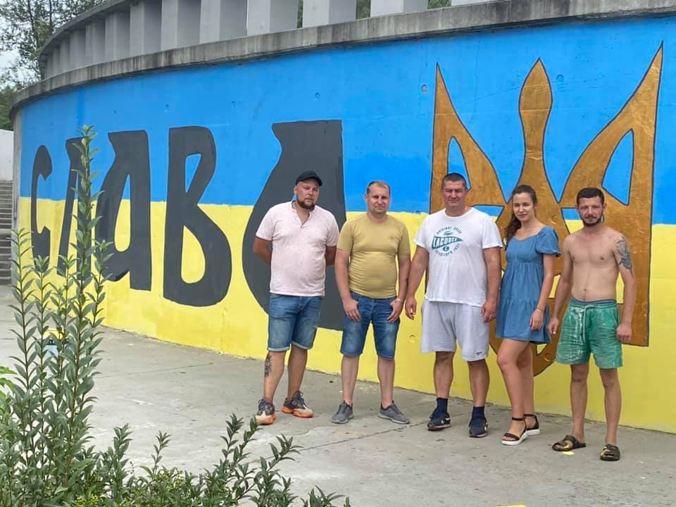 Остатки вандализма закрасили Остатки вандализма закрасили