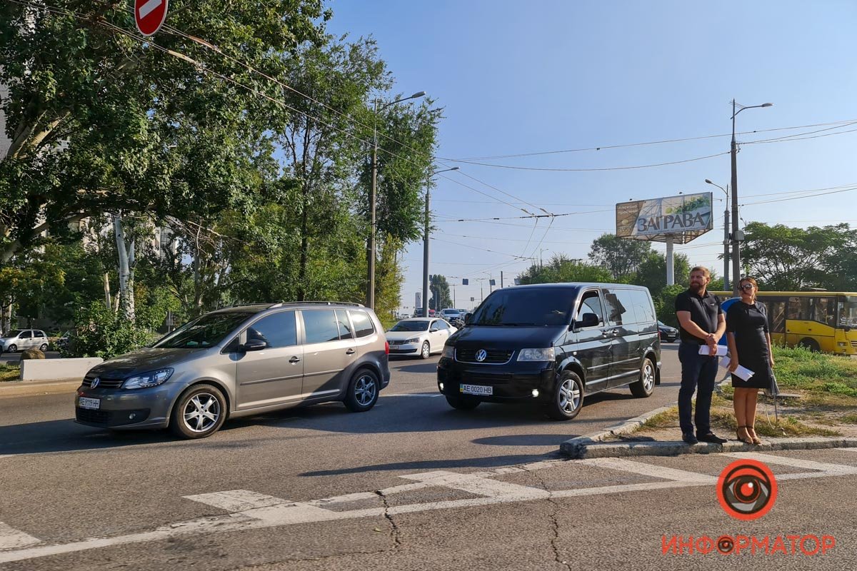 Затор на съезде с Центрального моста