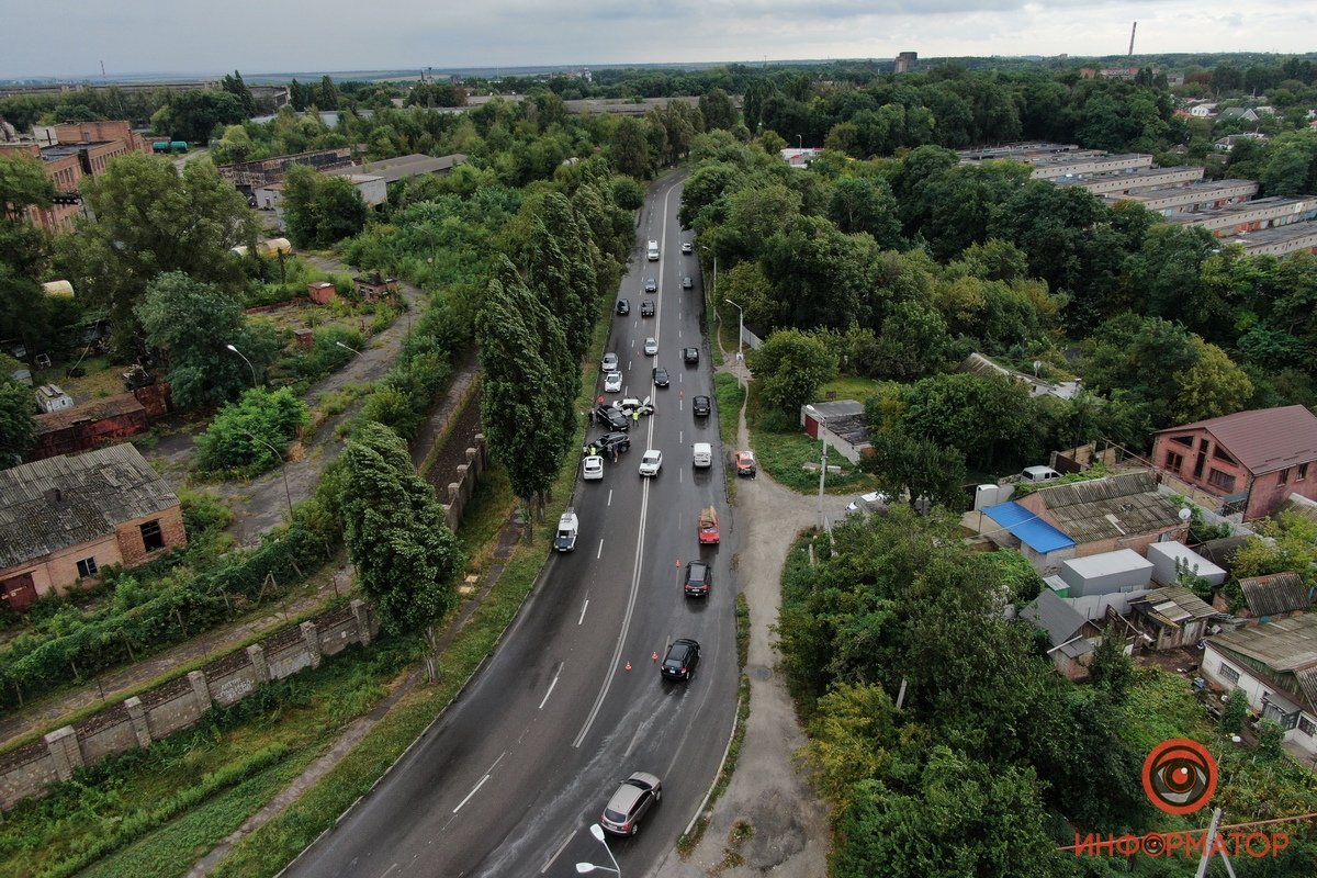 Volkswagen двигался в сторону Киевской