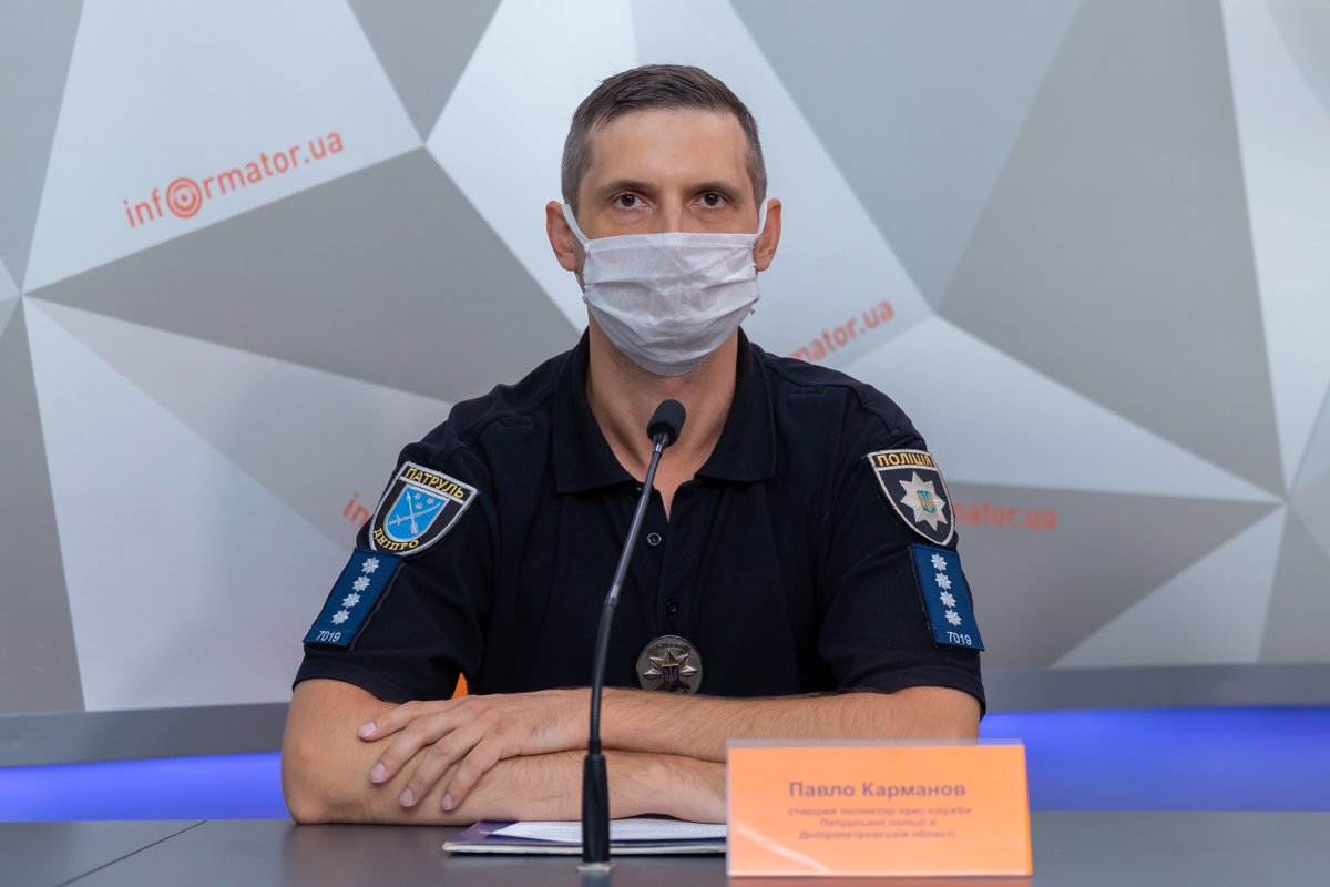 Старший инспектор пресс-службы Патрульной полиции Павел Карманов Старший инспектор пресс-службы Патрульной полиции Павел Карманов