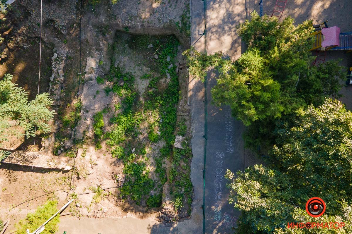 Место раскопок