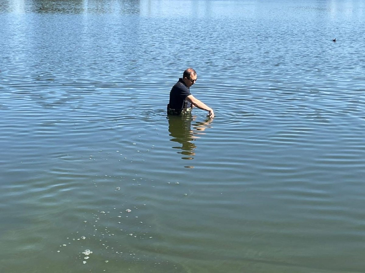 Озеро Котлован готовят к зарыблению 3