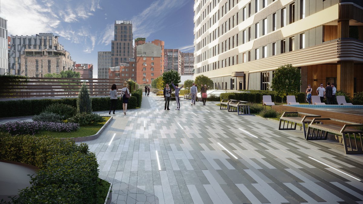 Пешеходное пространство будет доступно для всех желающих Долгая балка застройка