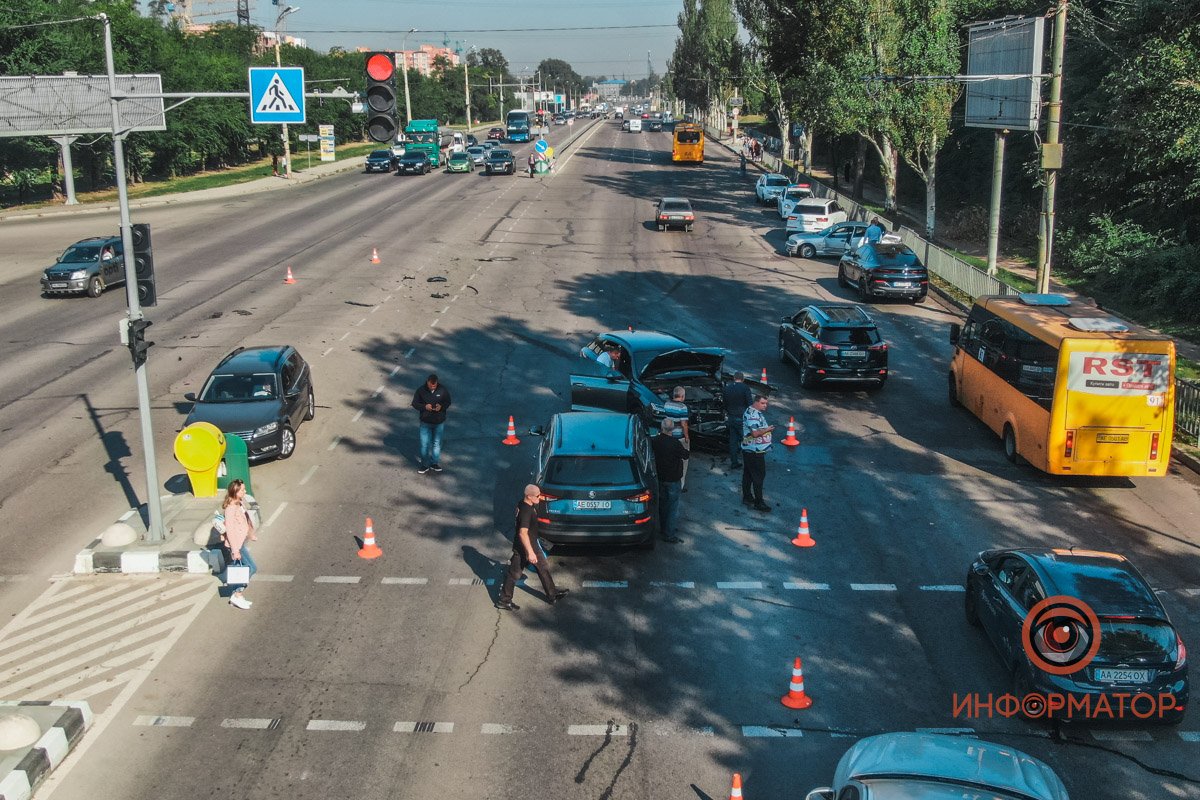 Перекрыто движение в центр