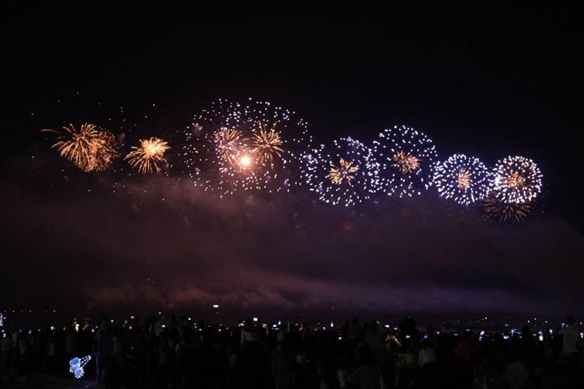 В Днепре День города завершили шоу Dnipro Light Flowers, претендующим стать самой масштабной артинсталляцией в мире 13
