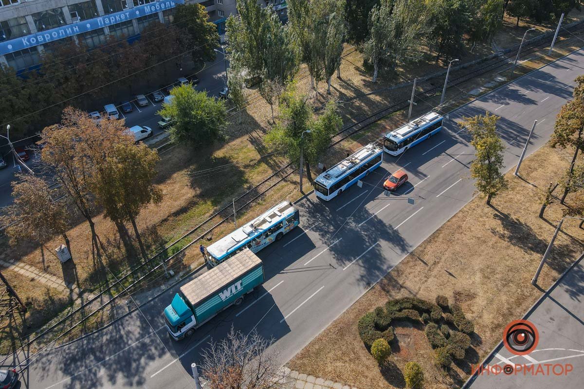 Остановлен маршрут троллейбуса №2 