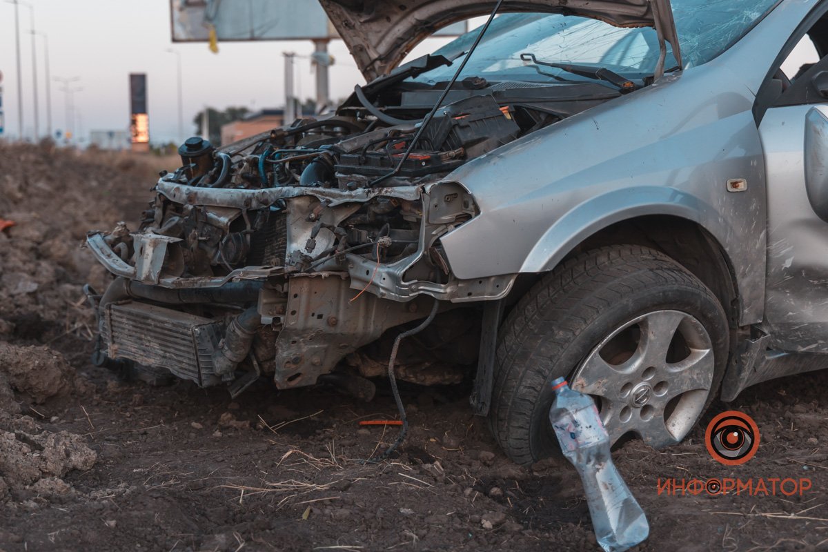 Полностью слетел бампер 