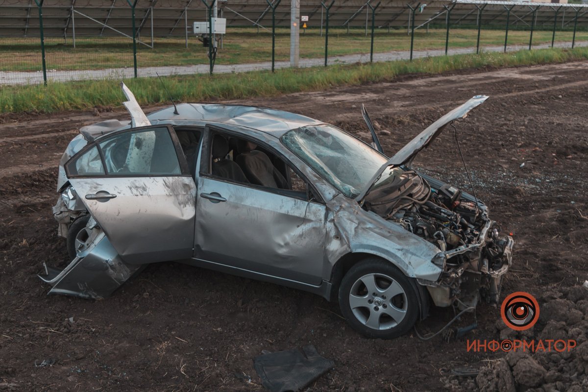 Общий план на результат ДТП 