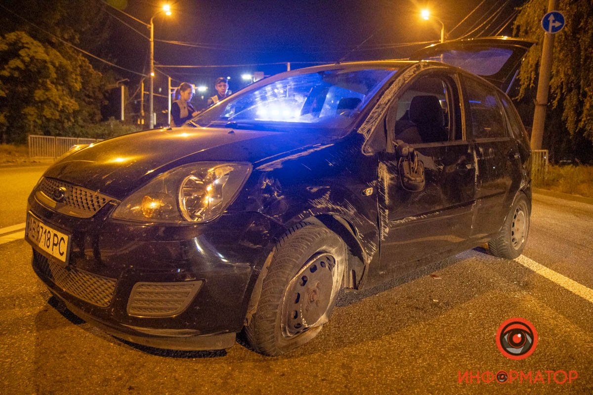 Daewoo дважды врезался в Ford