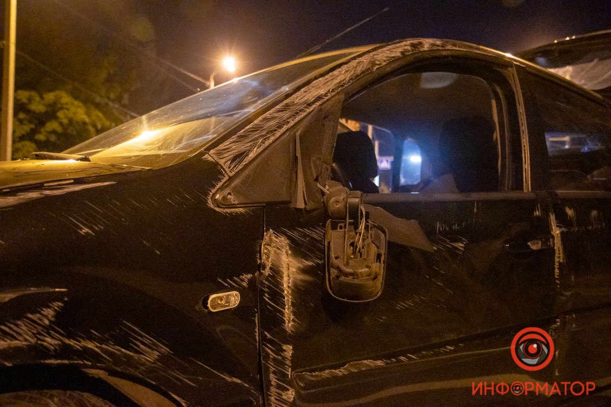 Daewoo скрылся с места аварии