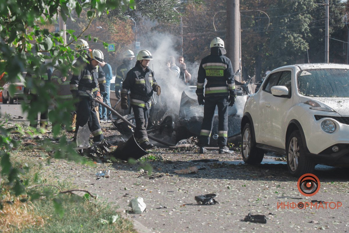 В Днепре на проспекте Хмельницкого взорвался Nissan: погиб человек 12