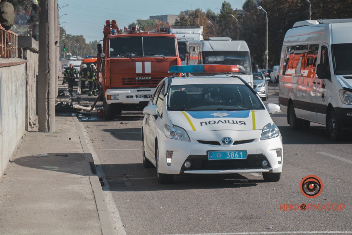 В Днепре на проспекте Хмельницкого взорвался Nissan: погиб человек 14