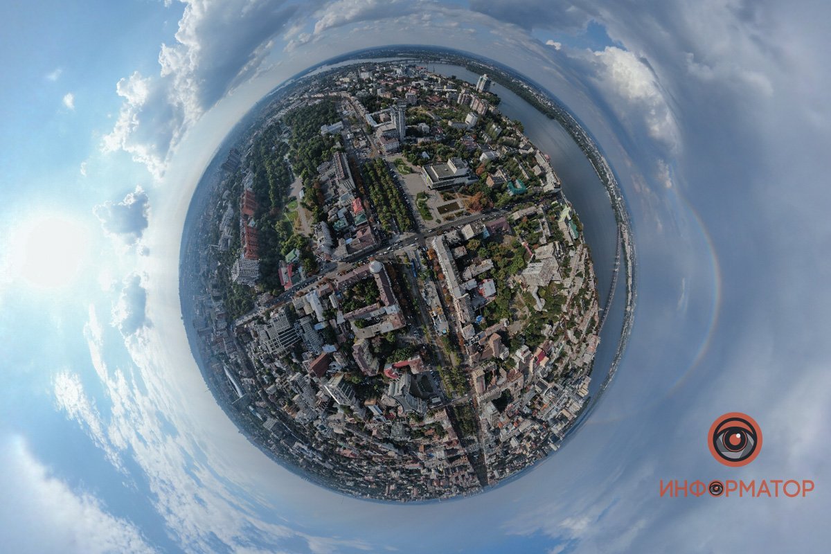 Люби Днепр на все 360: как выглядит город в необычном ракурсе 3