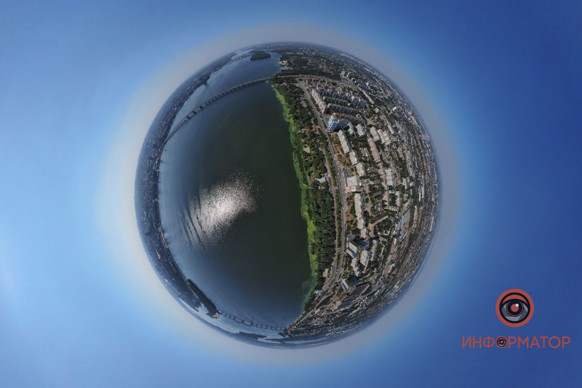 Люби Днепр на все 360: как выглядит город в необычном ракурсе 5