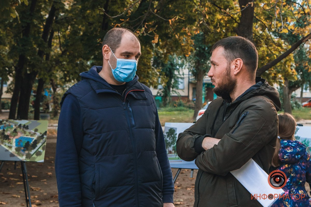 Дмитрий Кисилевский представил проект реконструкции сквера на Клочко-6 3
