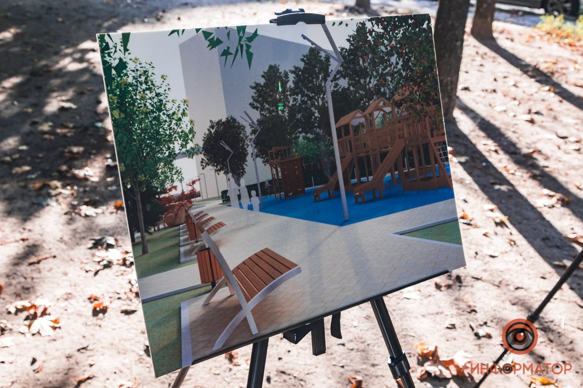 Дмитрий Кисилевский представил проект реконструкции сквера на Клочко-6 5