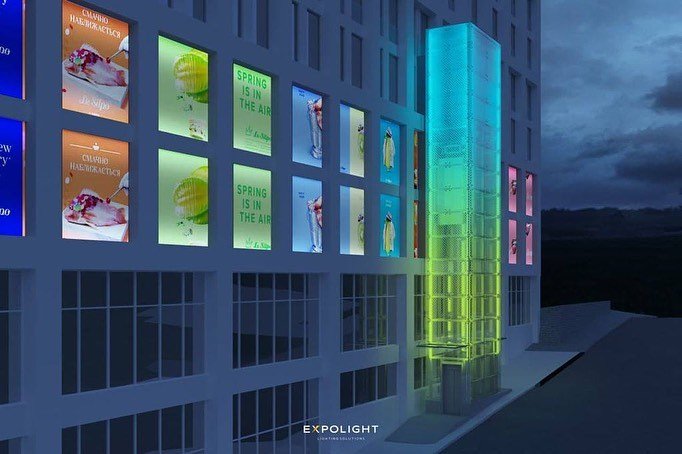 В МФК оборудуют новые наружные лифты В МФК оборудуют новые наружные лифты