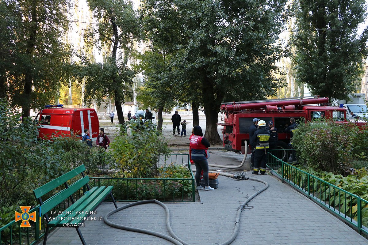 В четверг, 7 октября, на Калиновой, 76, случился пожар