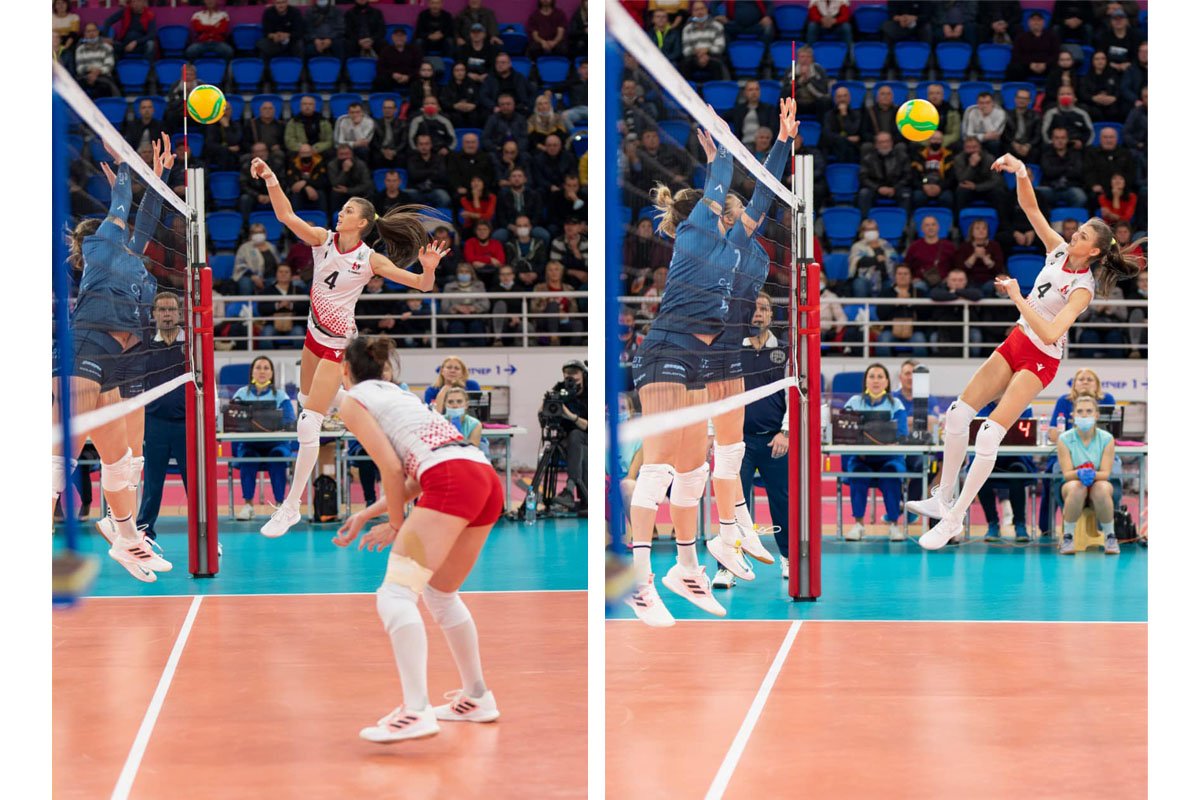 Волейболистки "Прометея" одержали первую победу в Лиге Чемпионов 1