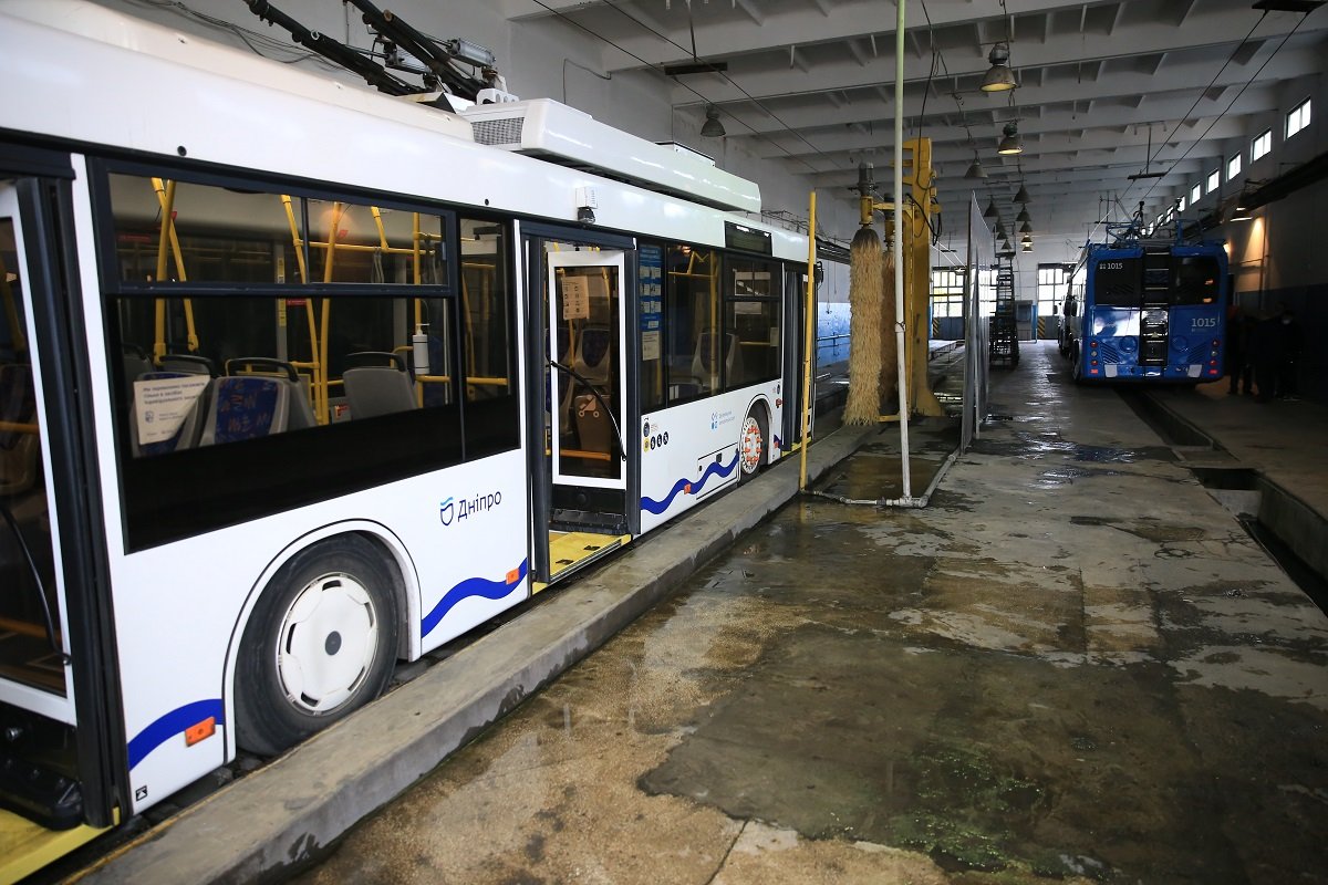 Как в электротранспорте Днепра придерживаются противоэпидемических мероприятий 2