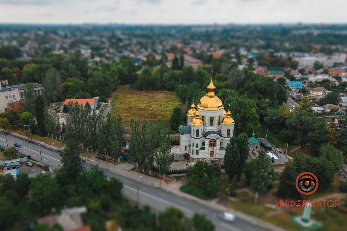 Храм Преподобного Серафима Саровского с высоты