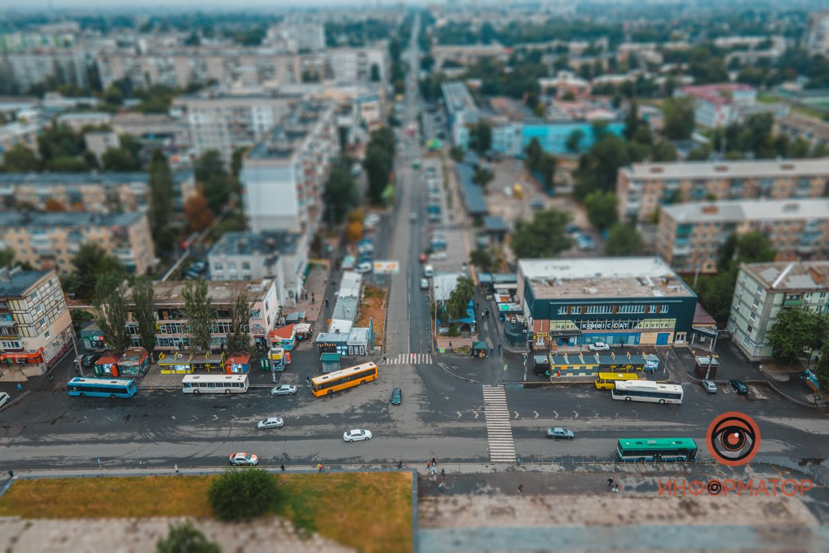 Тупик автобусов на улице П. Калнышевского