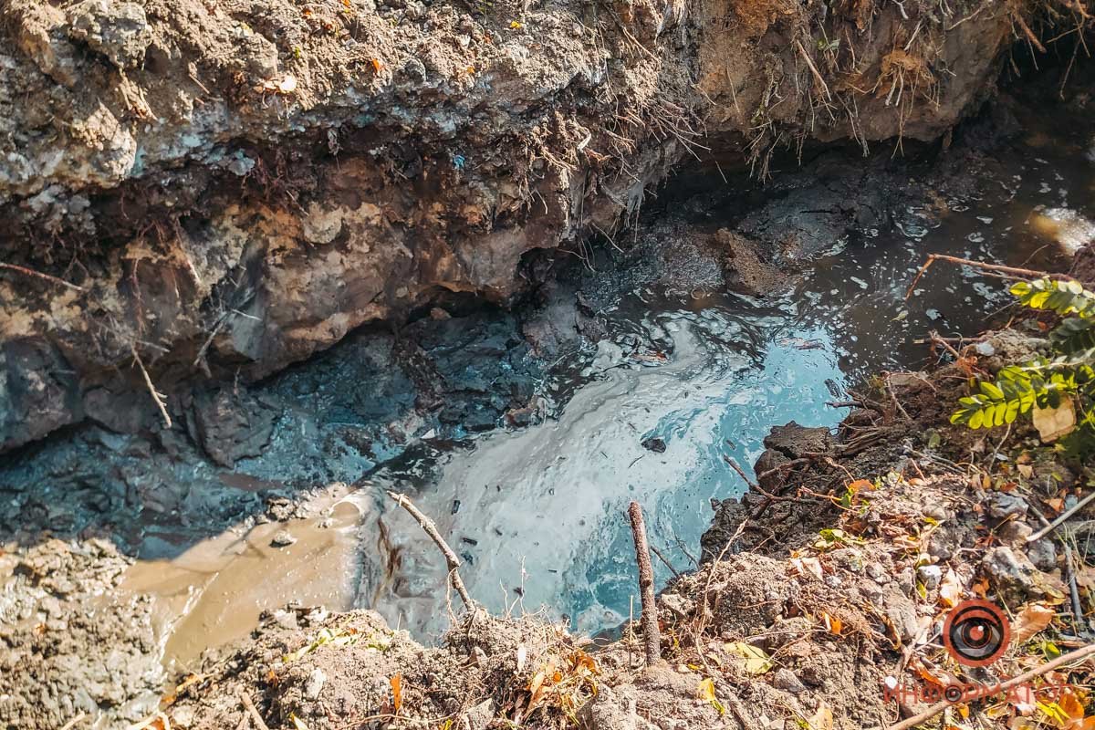 Делают водоотвод до Днепра Делают водоотвод до Днепра