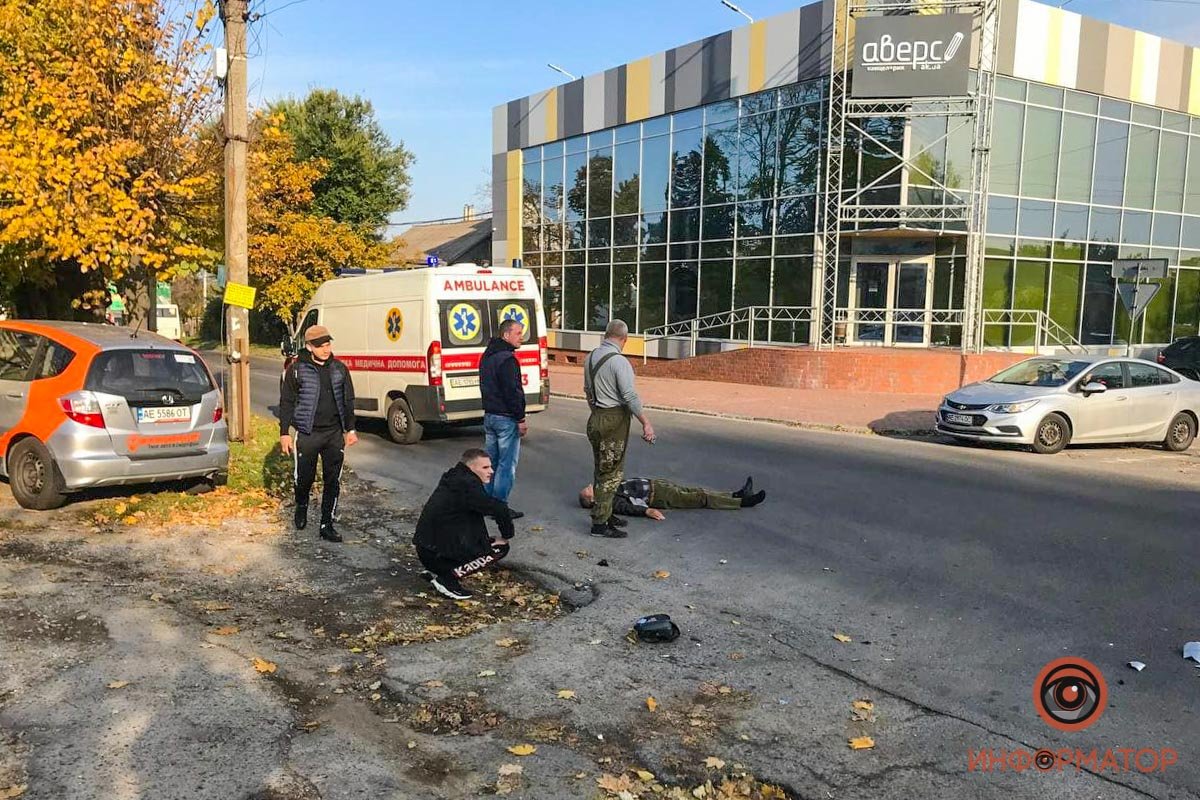 ДТП на перекрестке Сечевых Стрельцов и улицы Украинской
