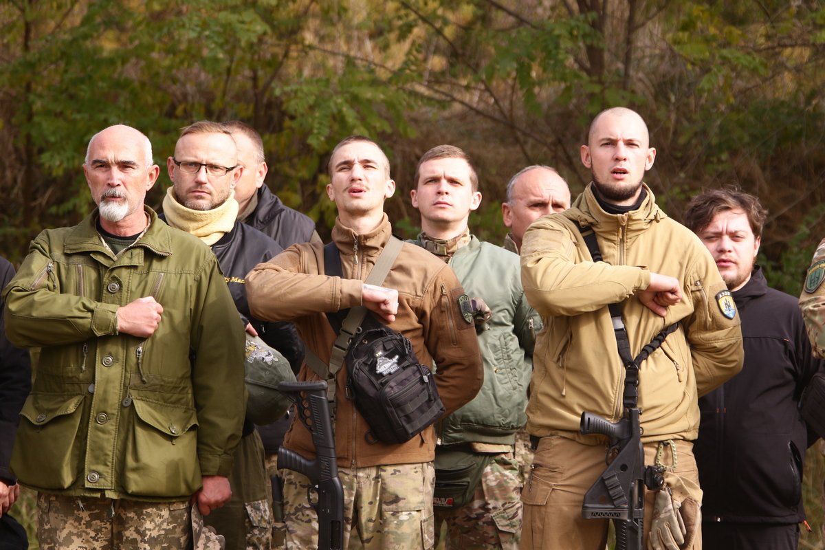 В Днепре ко Дню защитников и защитниц прошлая совместная подготовка ветеранов и гражданских 7