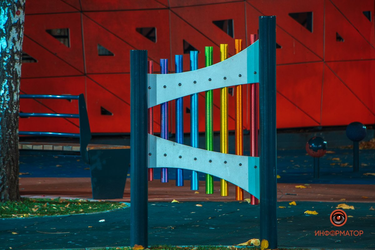 Ксилофон на детской площадке Ксилофон на детской площадке