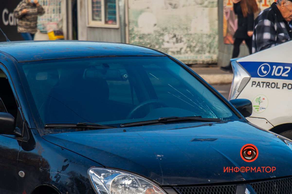 Здесь водитель Mitsubishi сбил мужчину