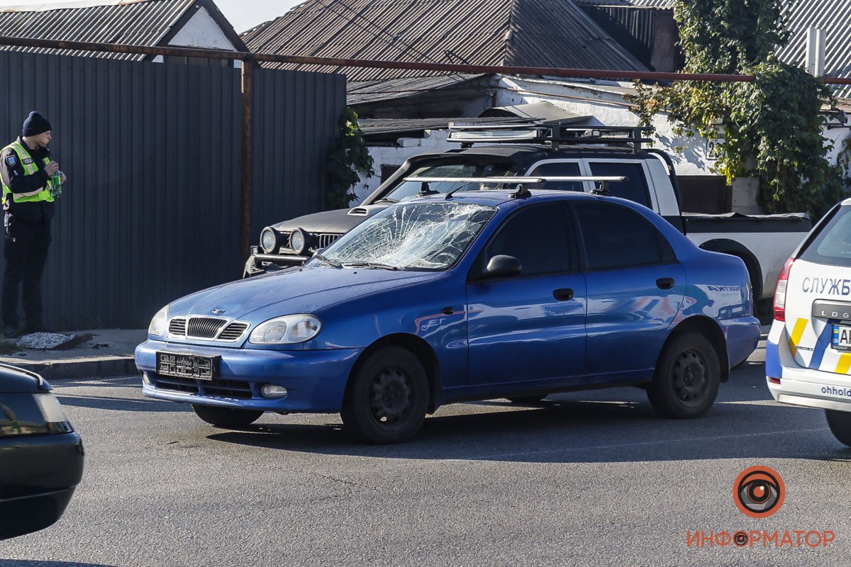 На Передовой Lanos сбил женщину