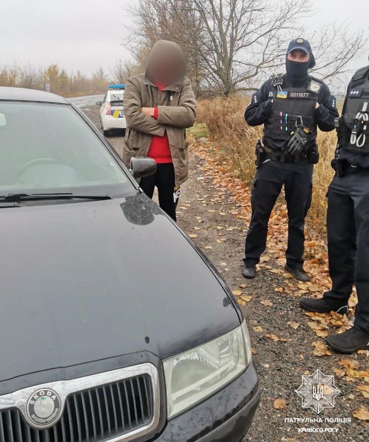 Мужчина приехал сам